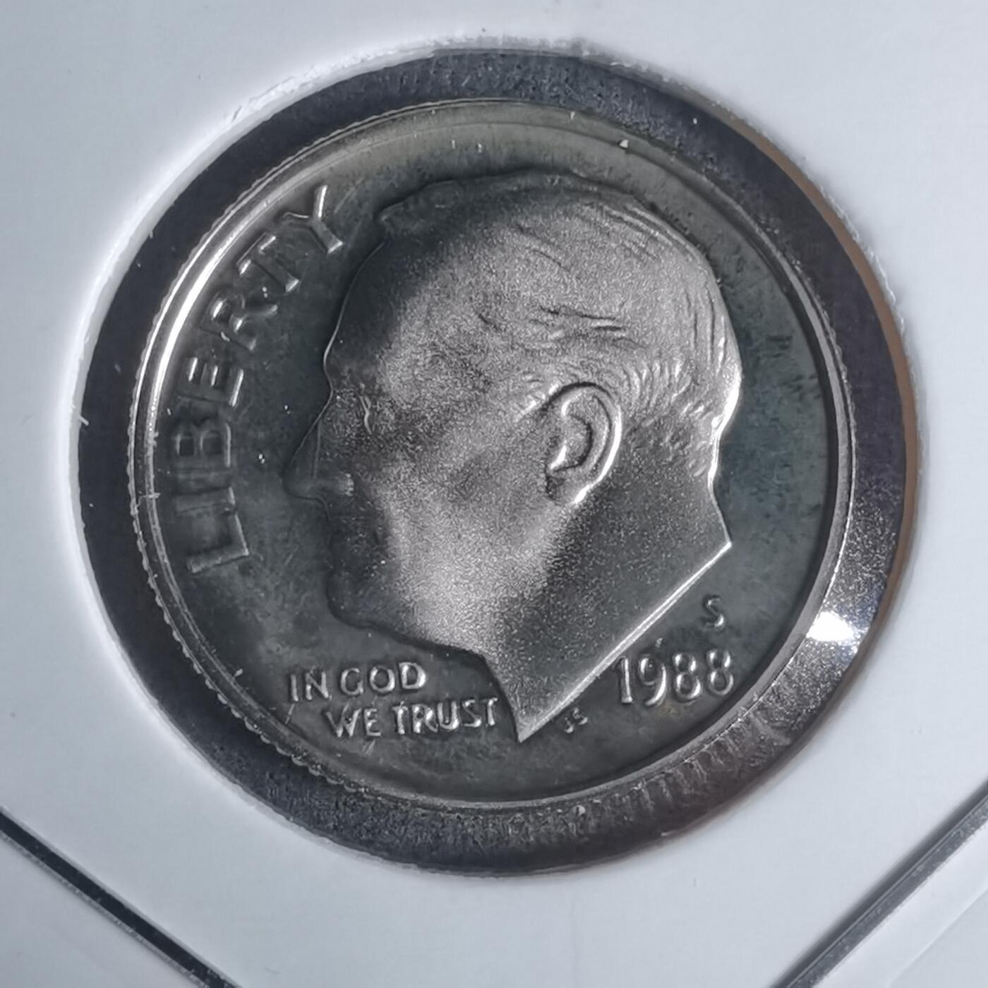 沼泽如烟--第943场 美国1988年十分精制币