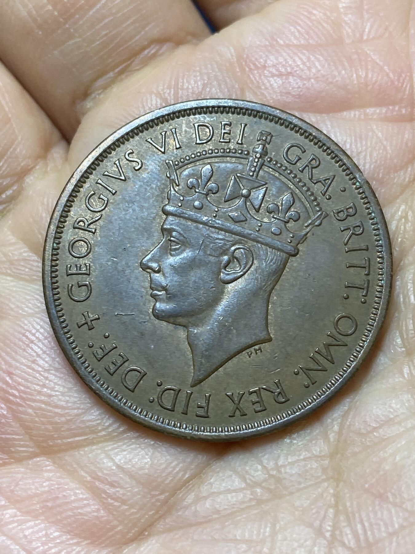 2025年第一百四十四场(总第一百七十场）品种丰富英国一线回流散币年末特拍场第一场(免佣金) 英属泽西岛🇯🇪1945年1/12先令(乔治六世时期，二战胜利纪念币)