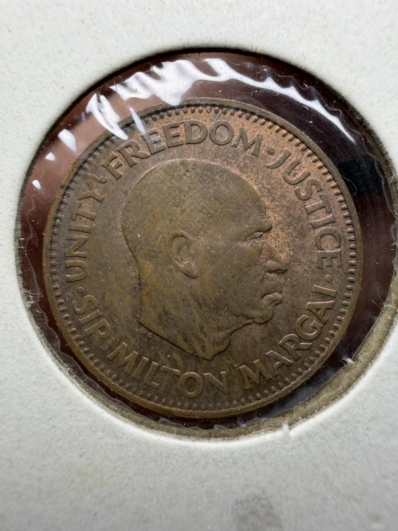 2025年集古藏今外币拍卖第十一期-第4场—（总第294拍），可以寄存60天，满160元包邮。 1964年塞拉利昂半分