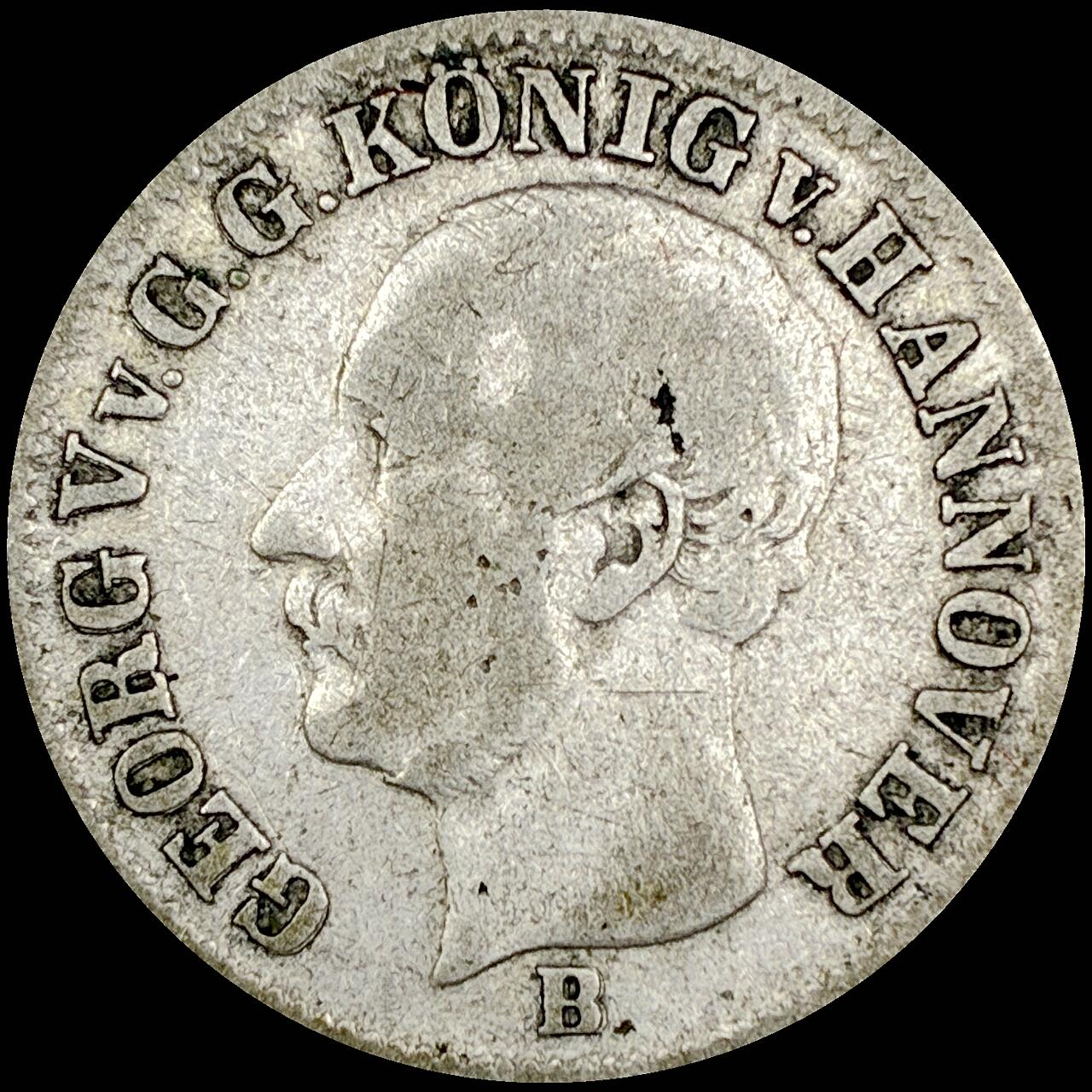 【雨安】【直播拍卖】【世界币章121期-裸币】2025-12-26 周五 19:30 保真 [裸币德国] Germany 德国 德意志 汉诺威 1/12泰勒 1853年