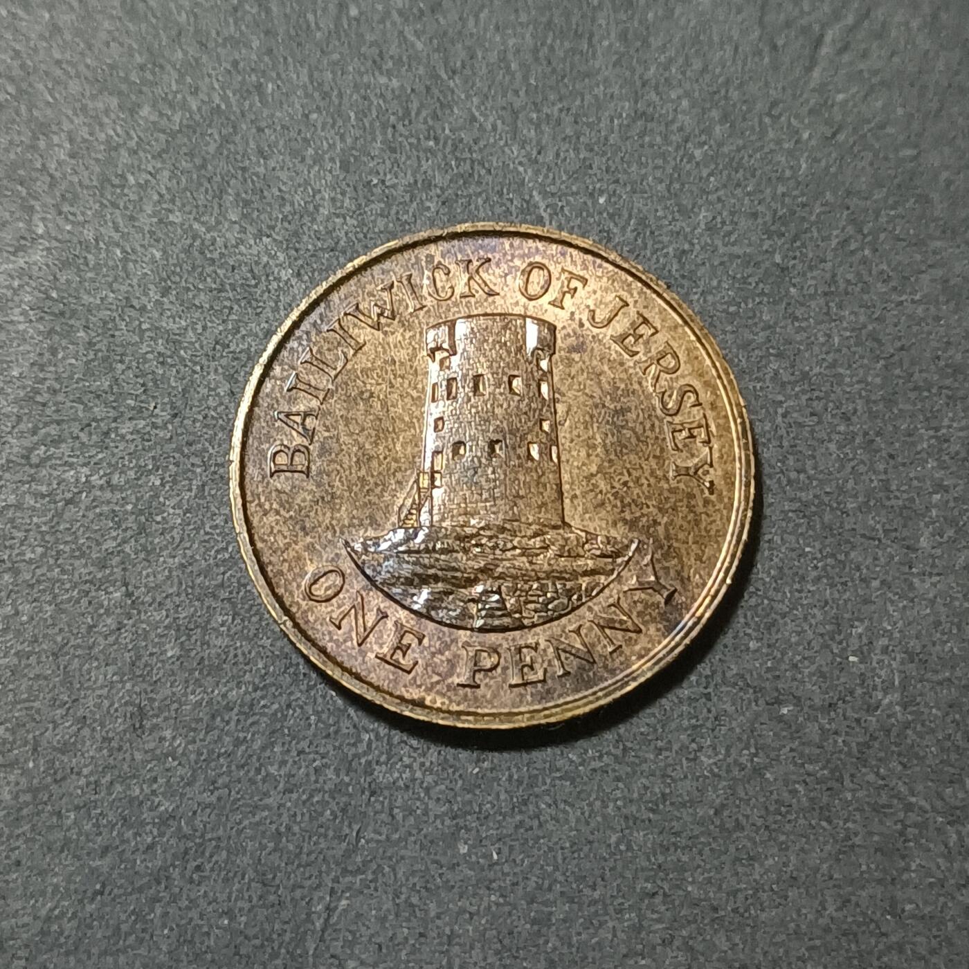 【游宝包邮场】蛇年第102期 英系国家硬币 泽西岛-1便士 1990年