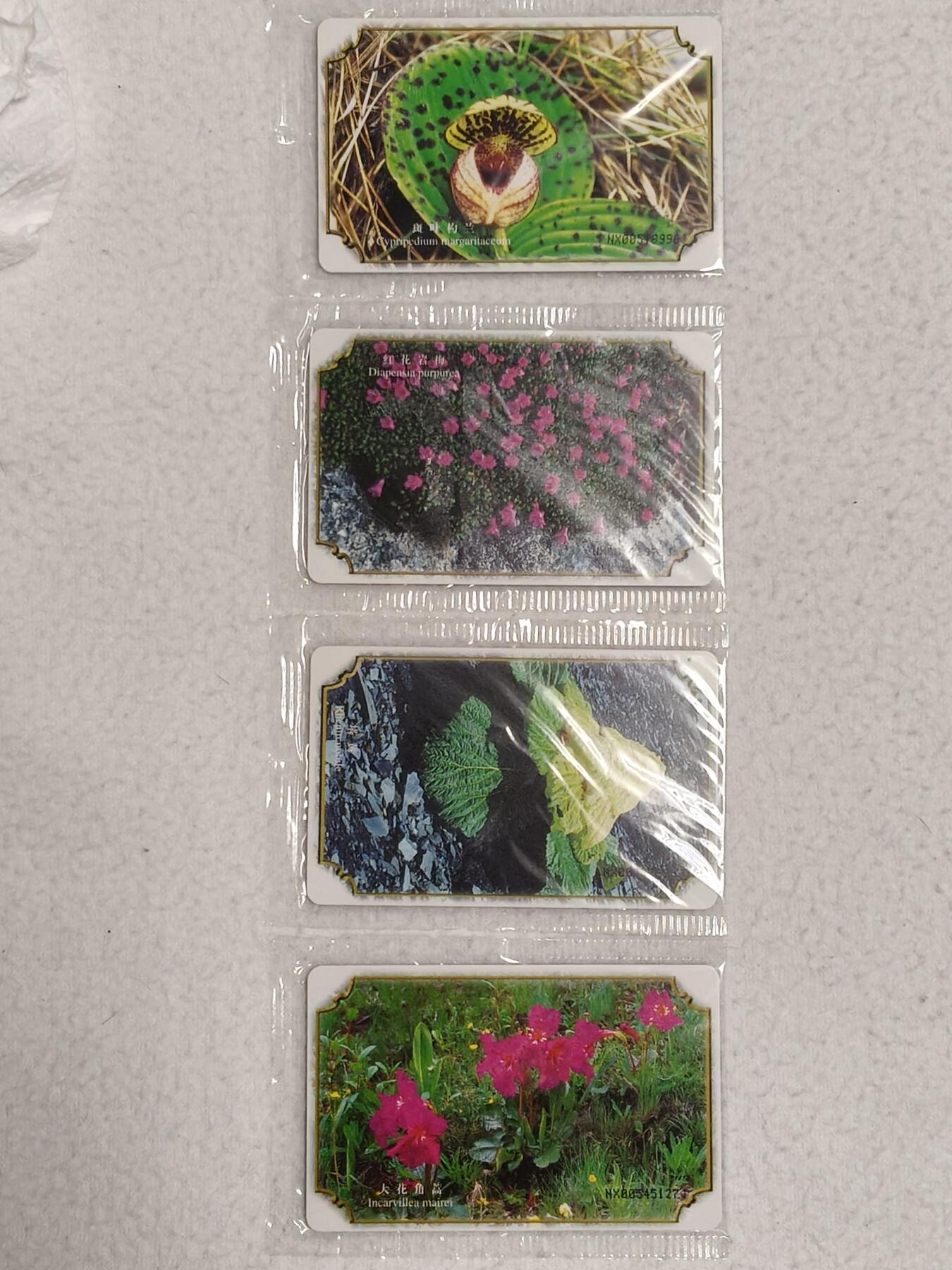 易卡拍卖第64期 IC——29高山花卉。  NX宁夏版。（非常希少） 收藏级品相。无封套，带册。如图所示。 