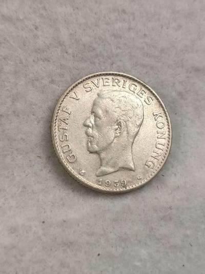G&W世界散币，银币处理专场（第40场） - 瑞典1939年1克朗  银币