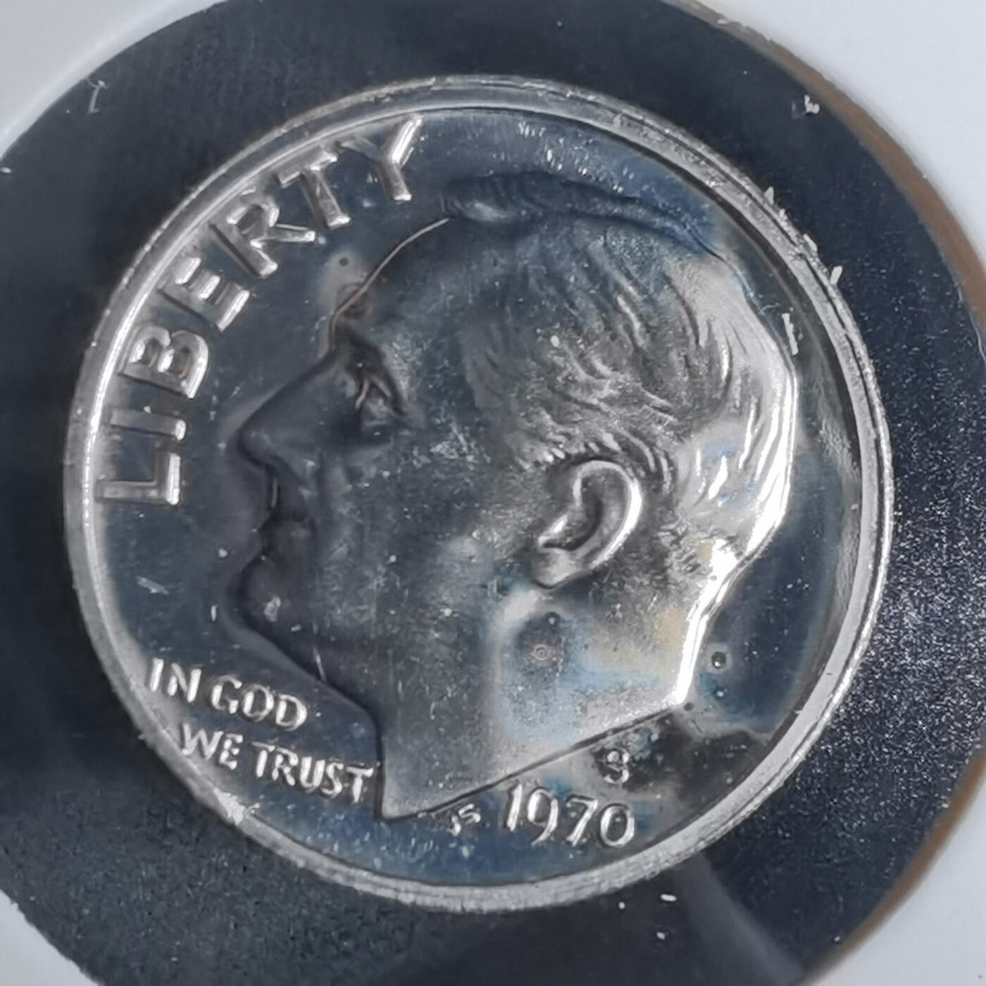 沼泽如烟--第943场 美国1970年十分精制币