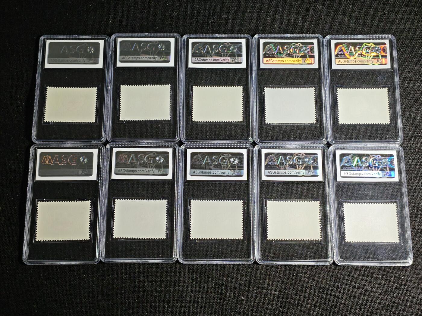 刘世昌艺术品销售中心～虎踞龙蟠*金杨在线联拍群第512期 1979年T.37.  《山茶花》 特种邮票（ASG VF/XF 85 1枚；XF90 9枚  编号：1052776-002等）一套10枚。