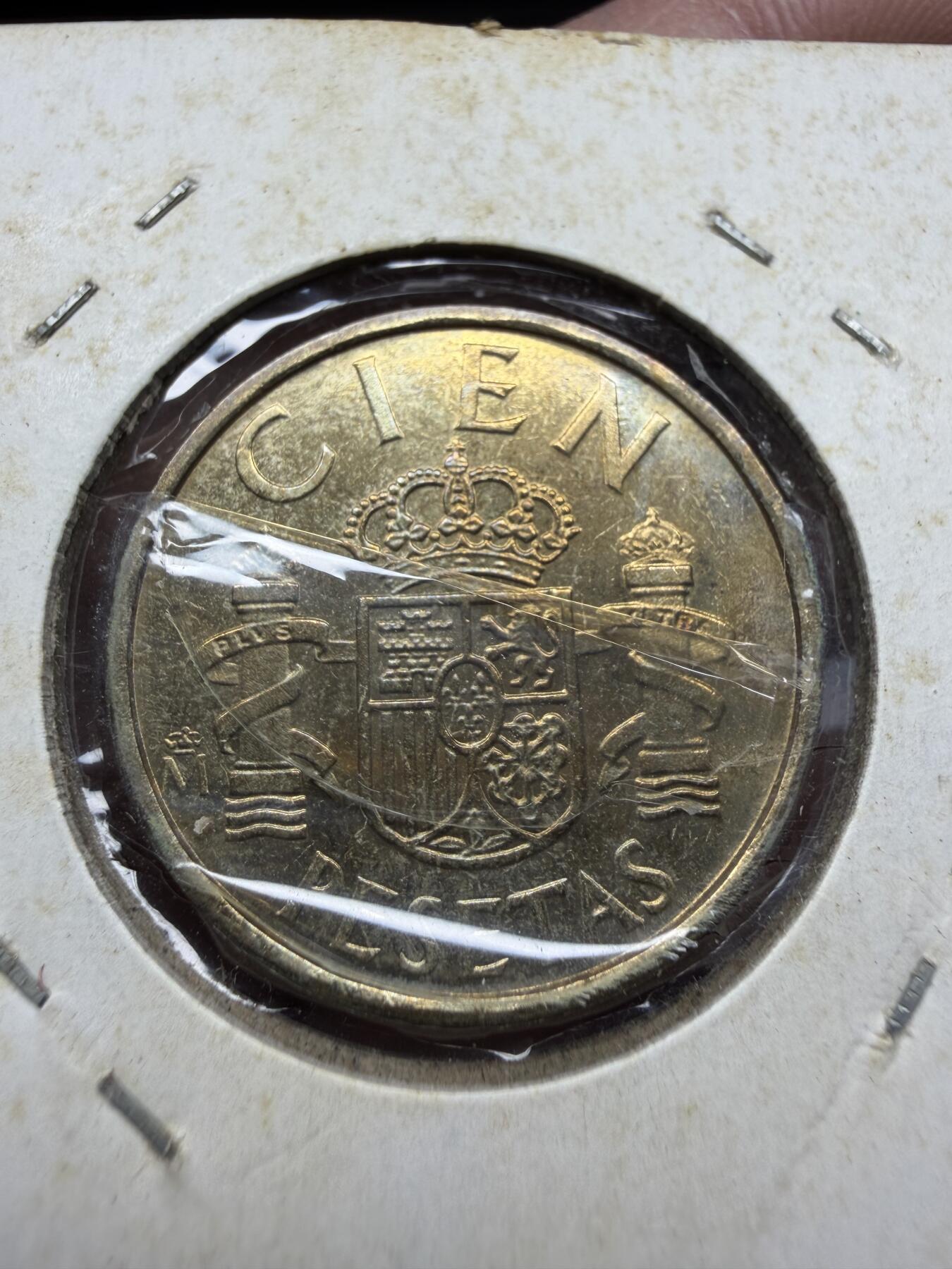 2025年集古藏今外币拍卖第十一期-第4场—（总第294拍），可以寄存60天，满160元包邮。 1982年西班牙100比塞塔