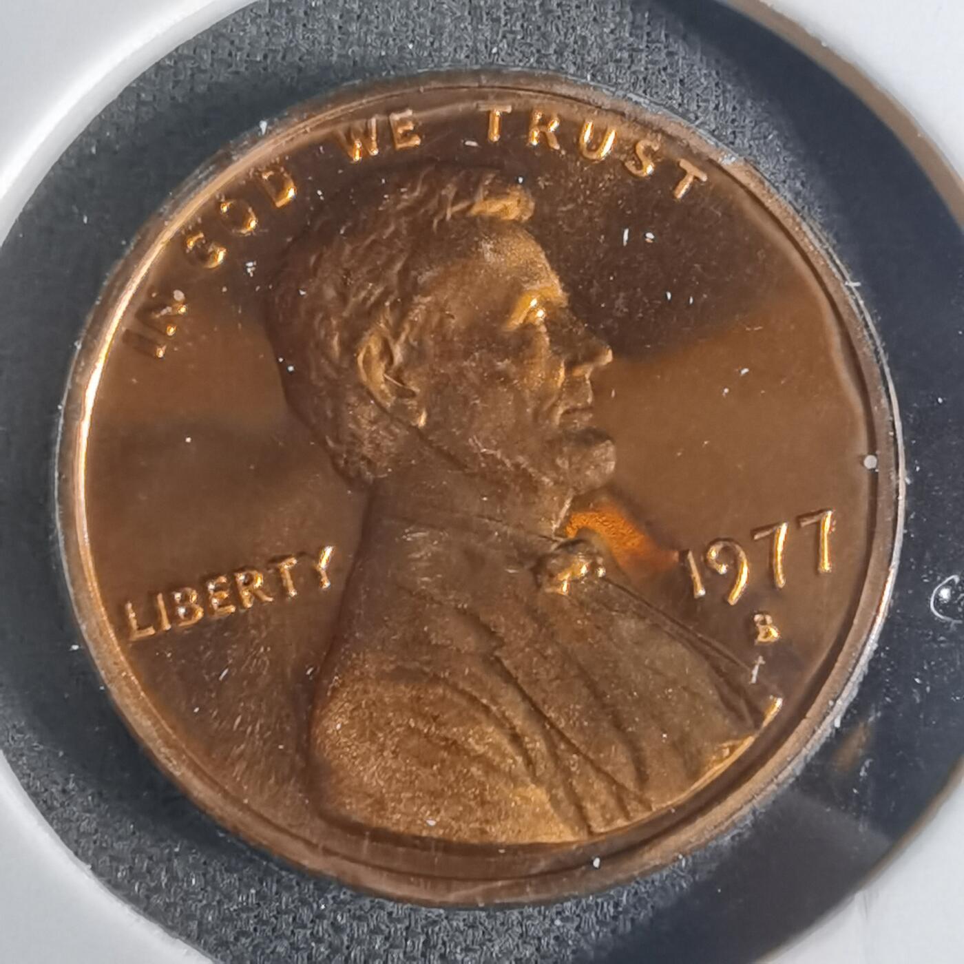 沼泽如烟--第943场 美国1977年一分精制币