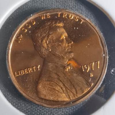 沼泽如烟--第943场 - 美国1977年一分精制币