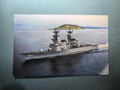 盛世勋华——号角文化勋章邮票专场拍卖第295期 - 美国冷战时期军舰专题明信片 埃里奥特号驱逐舰