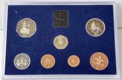 【雨安】【直播拍卖】【世界币章121期-裸币】2025-12-26 周五 19:30 保真 - [现代套币] Great Britain 英国 套币 精制套币 1982年