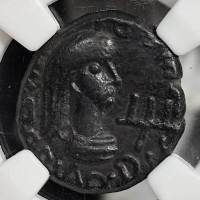 跨年专场希腊罗马丝路打制币化石【中外钱币放漏】专场！陆小鱼的钱币仓，限时拍卖第080场 - 博斯普鲁斯王国 列斯库波里斯铜币