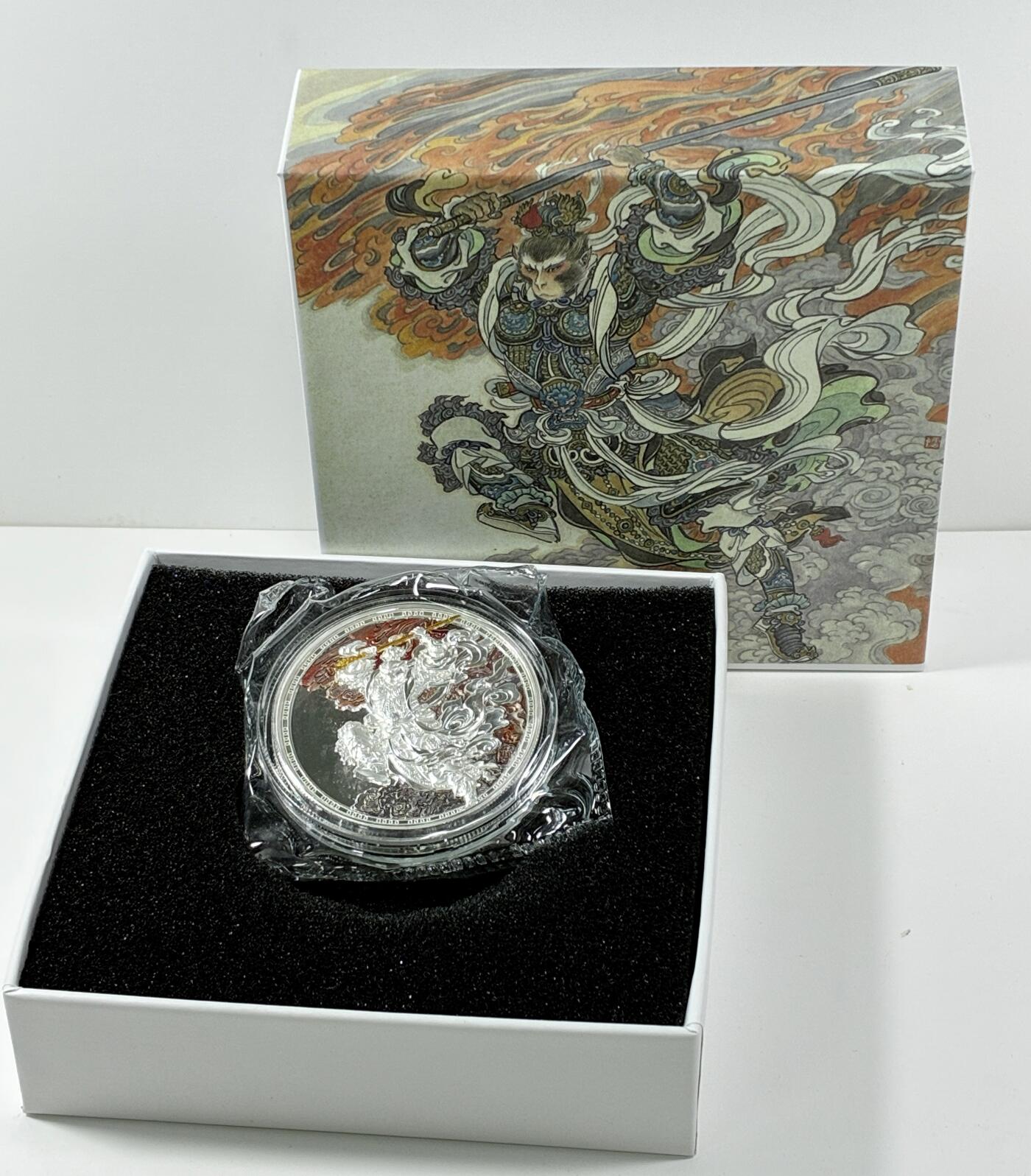 【雨安】【直播拍卖】【世界币章121期-裸币】2025-12-26 周五 19:30 保真 [现代装帧] Cameroun 喀麦隆 1000法郎 2024年 孙悟空齐天大圣