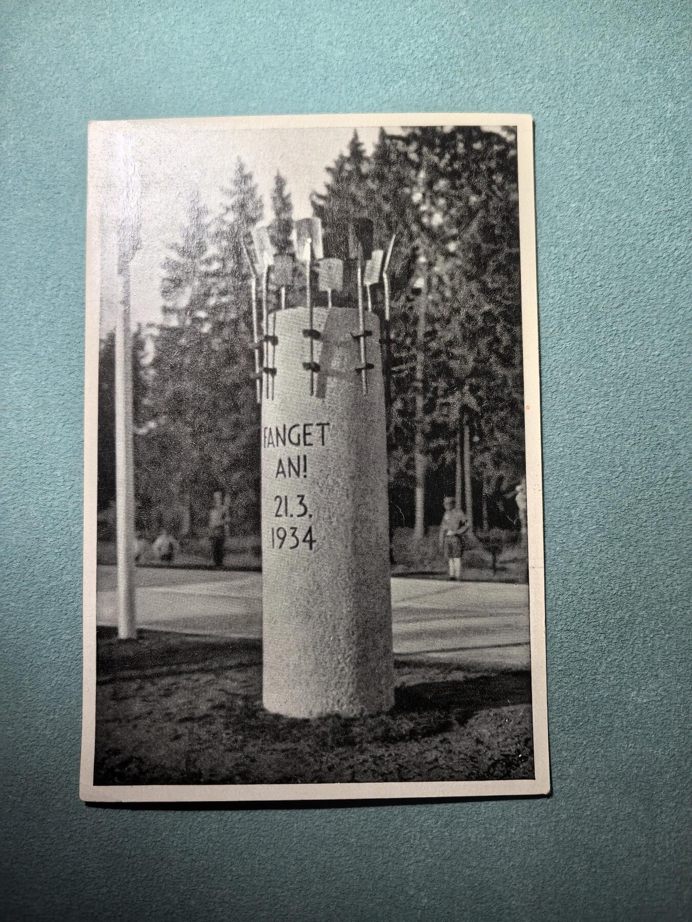 盛世勋华——号角文化勋章邮票专场拍卖第295期 德国（1939）小胡子系列宣传卡片 慕尼黑高速公路开工纪念碑