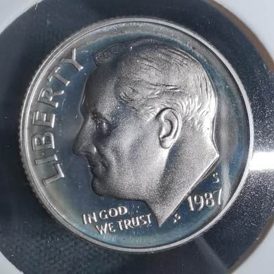 沼泽如烟--第943场 - 美国1987年十分精制币