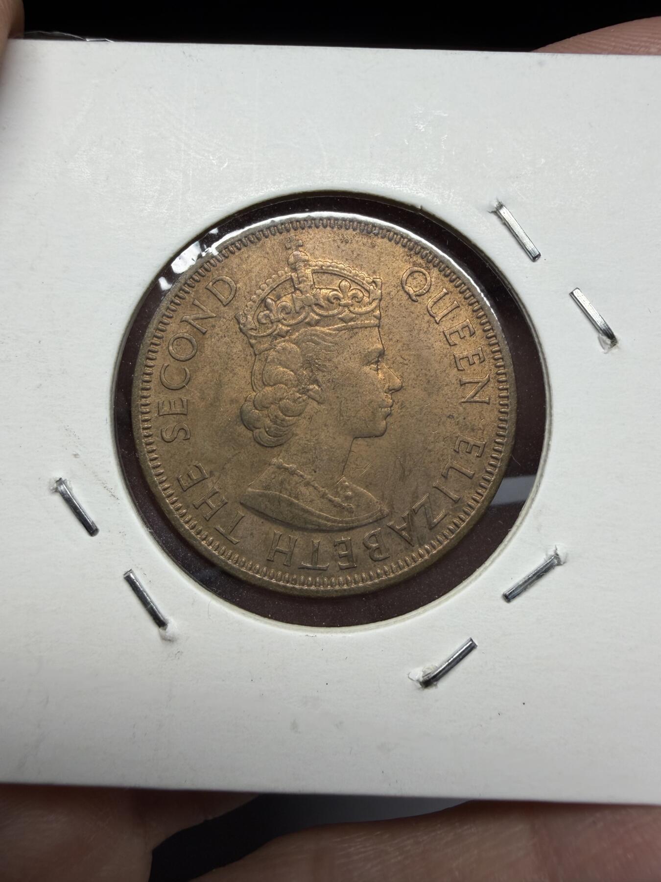 2025年集古藏今外币拍卖第十一期-第4场—（总第294拍），可以寄存60天，满160元包邮。 1956年塞浦路斯5密尔