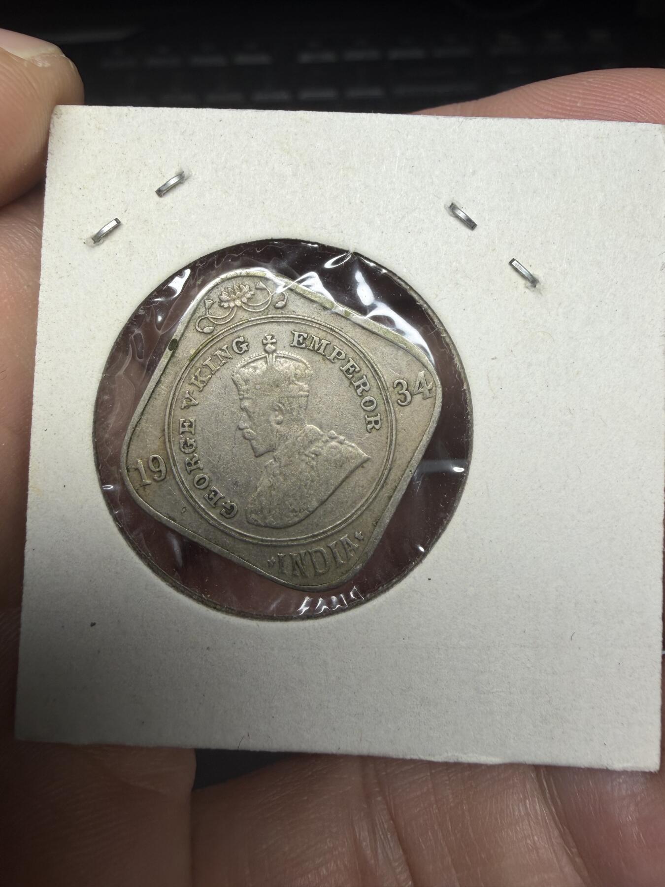 2025年集古藏今外币拍卖第十一期-第4场—（总第294拍），可以寄存60天，满160元包邮。 1934年英属印度2安娜