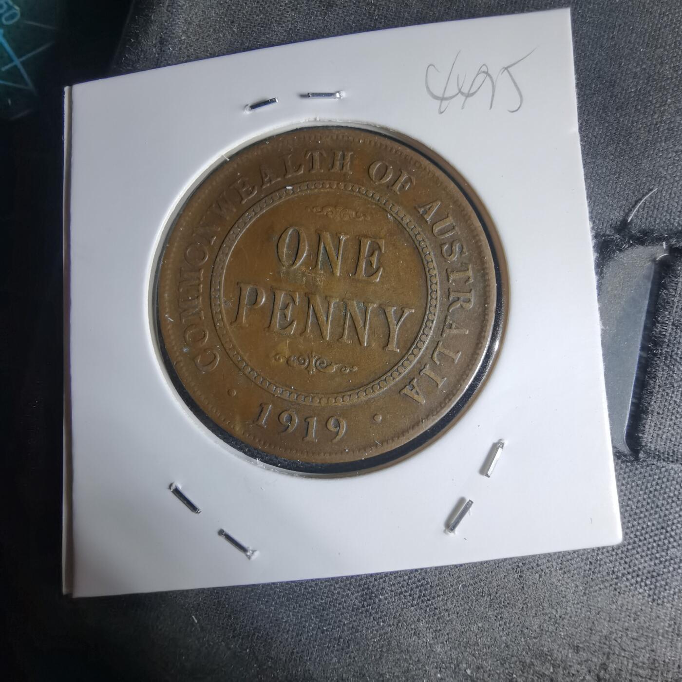 沼泽如烟--第944场 澳大利亚1919年1便士