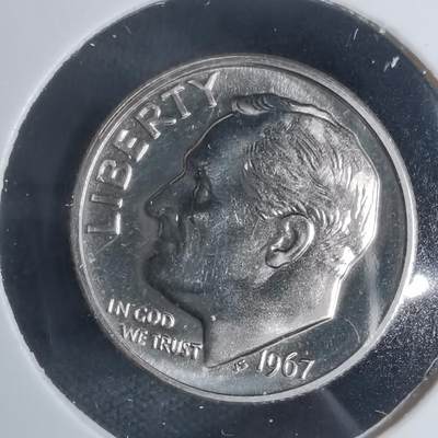 沼泽如烟--第943场 - 美国1967年十分精制币