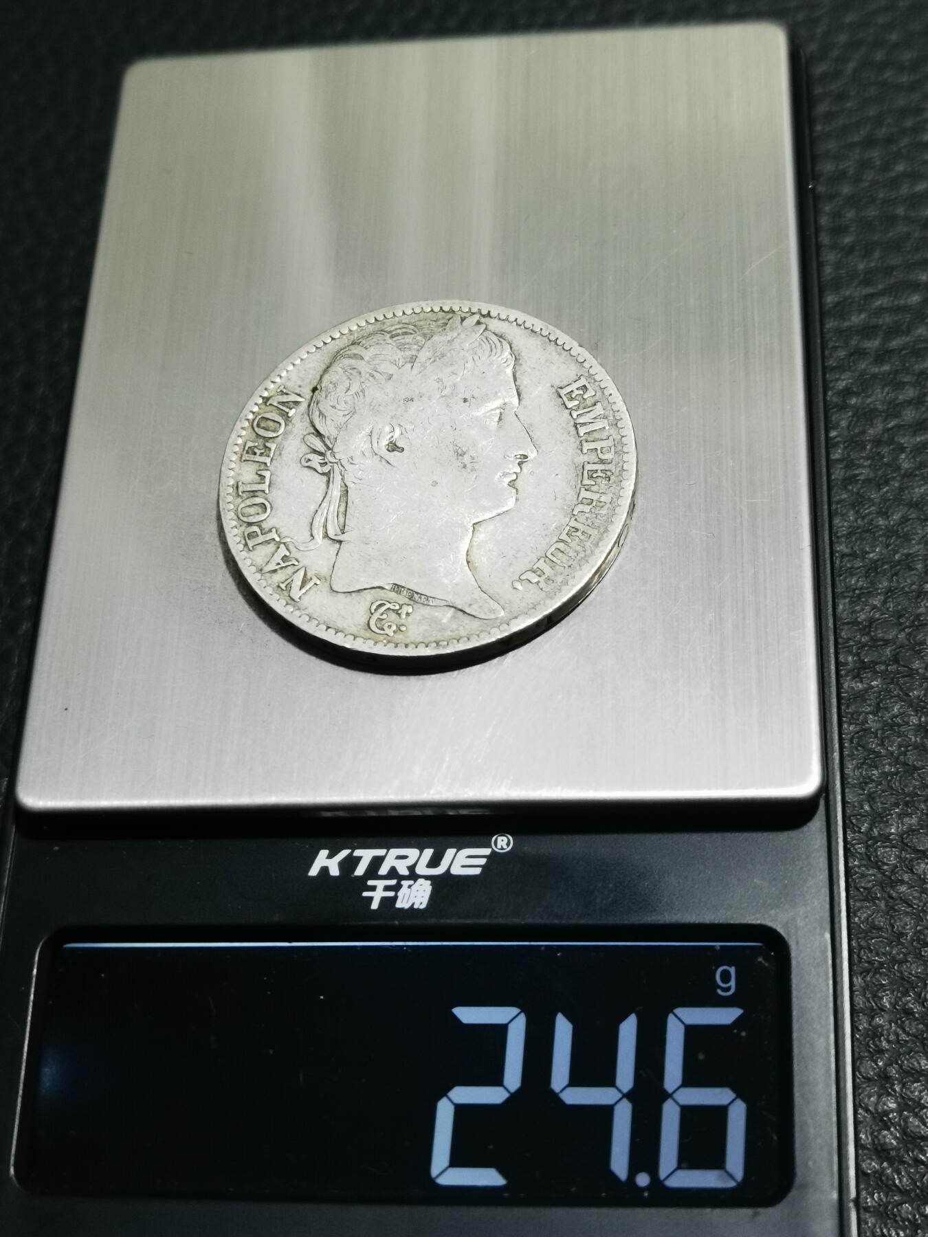 天下钱庄专场欢迎参拍 1813法国拿破仑一世银币