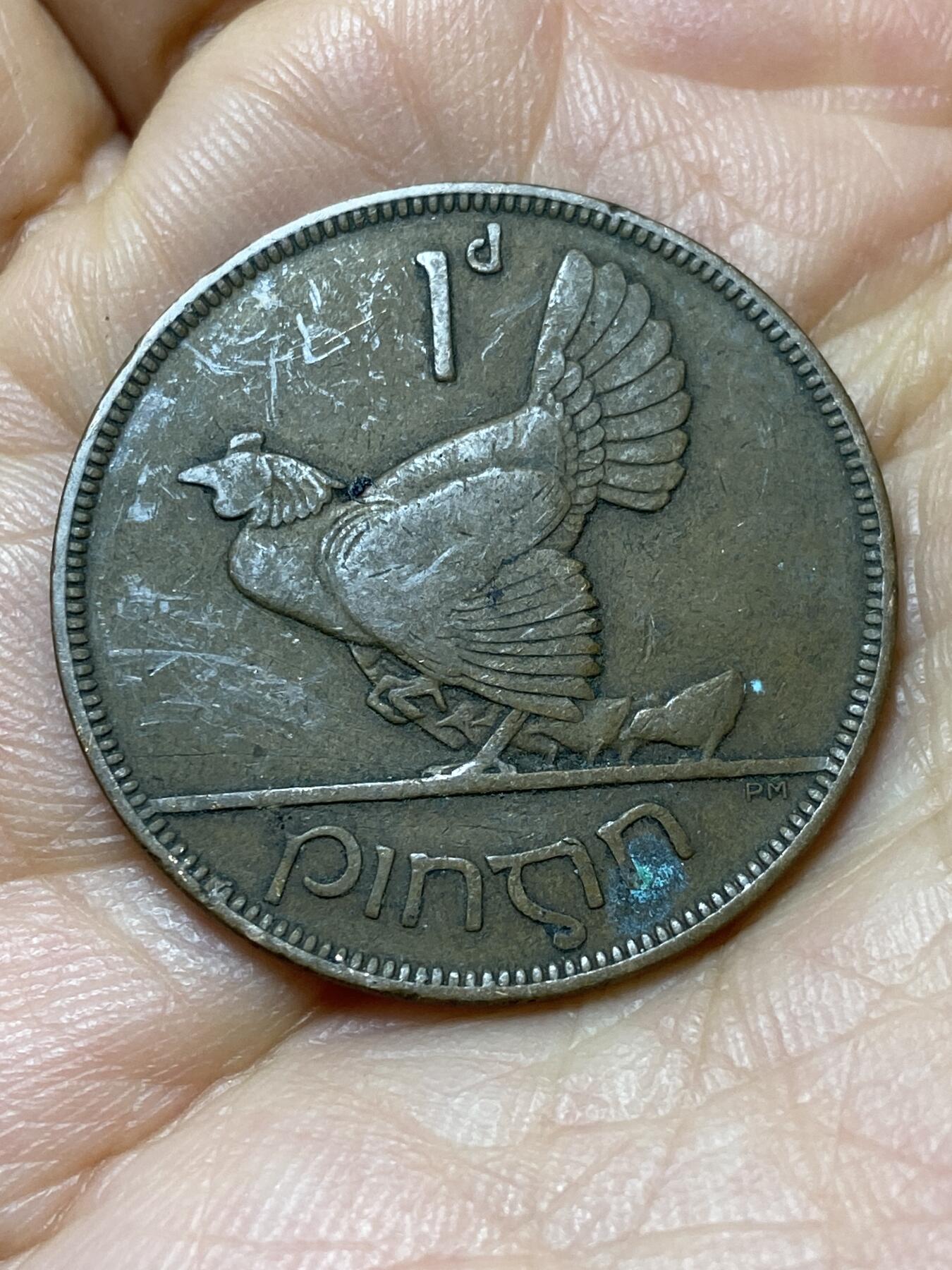 2025年第一百四十四场(总第一百七十场）品种丰富英国一线回流散币年末特拍场第一场(免佣金) 稀少特年–爱尔兰1933年1便士(英辖自由邦时期)