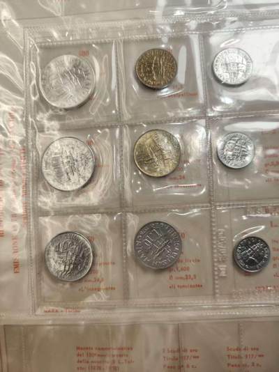 G&W世界散币，银币处理专场（第40场） - 圣马力诺1978年9枚套  1银