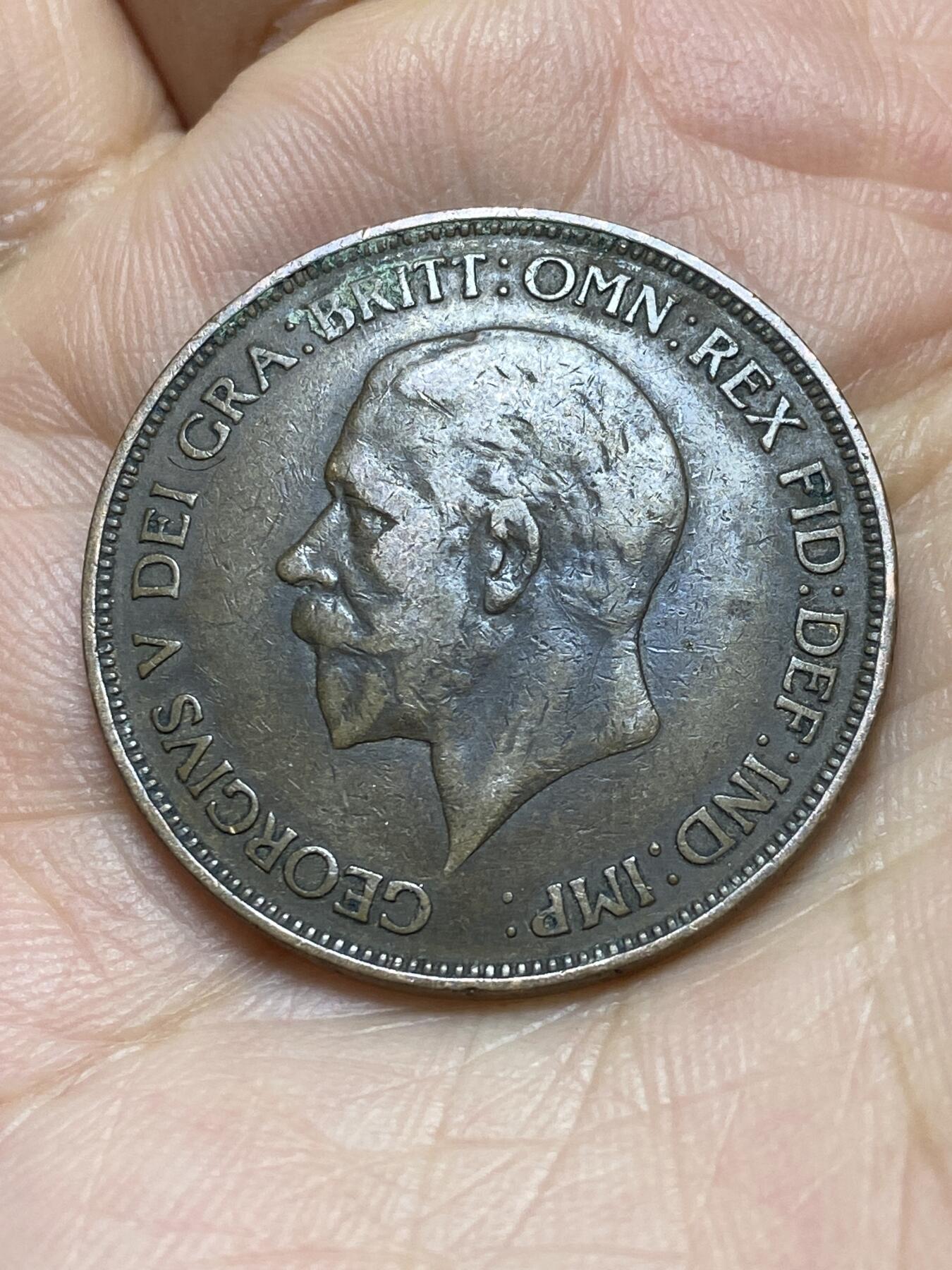 2025年第一百四十场(总第一百六十六场）外国好品散币场(免佣金) 英国🇬🇧1932年1便士(乔治五世第三版)