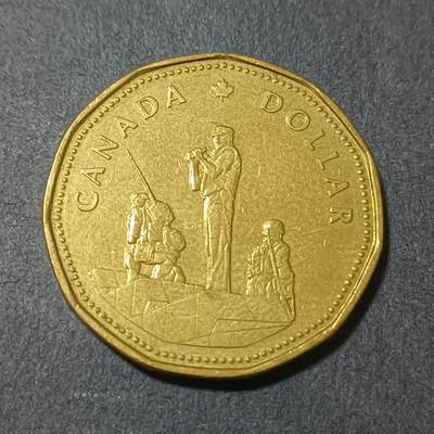 【游宝包邮场】蛇年第102期 英系国家硬币 - 加拿大-1元 1995年