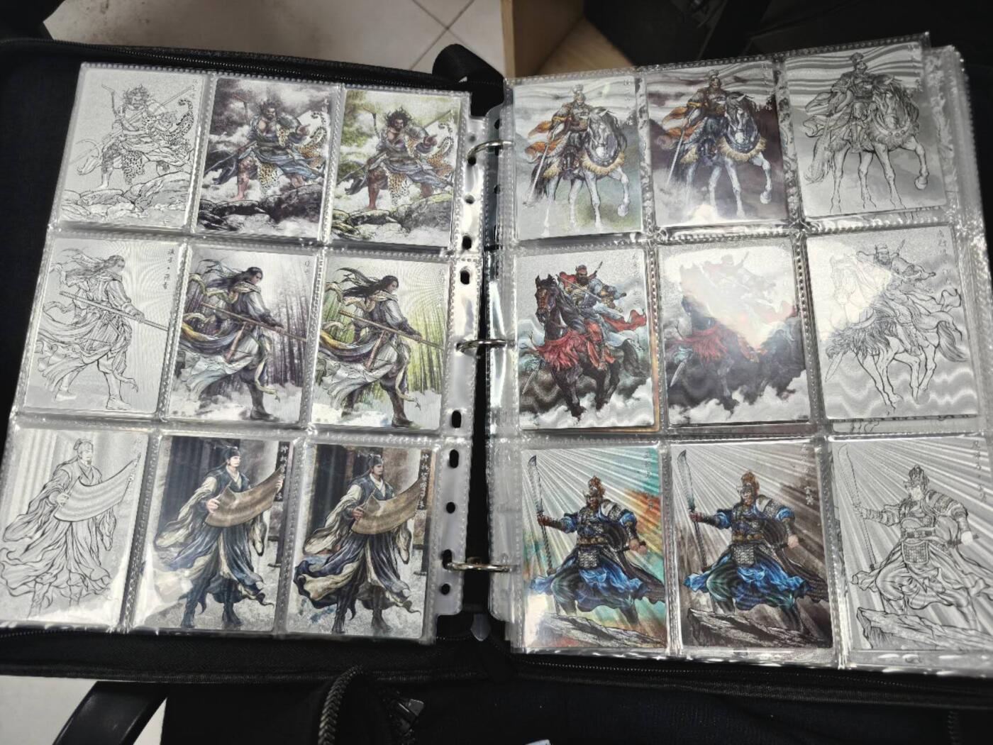 卡德曼水浒99遍大全套（粗闪三套357张全）