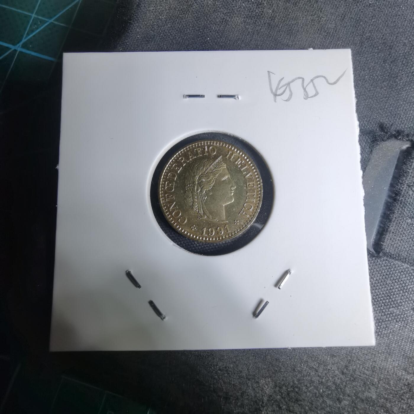 沼泽如烟--第945场 瑞士1991年五分