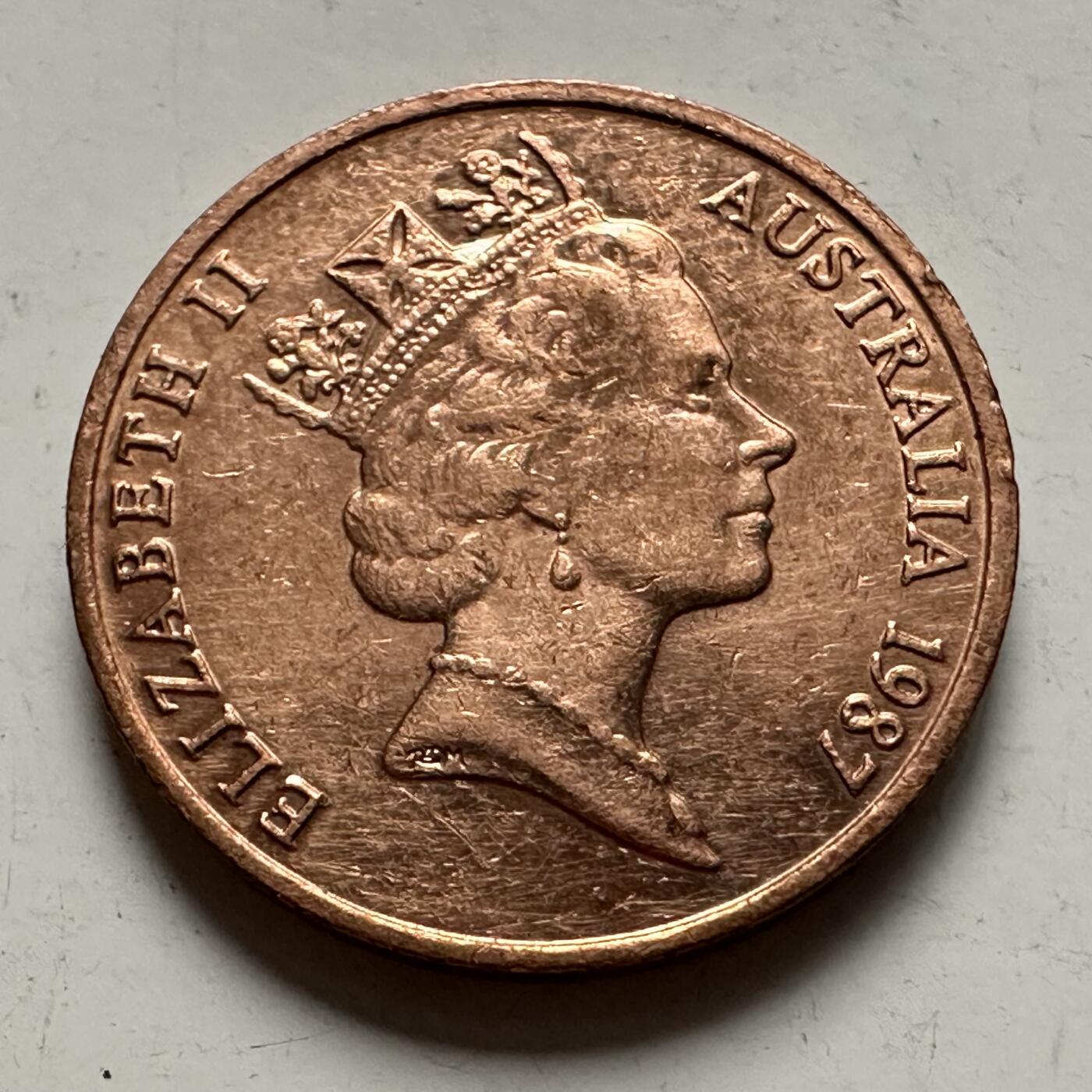 🌹外币初藏🌹🐯2025年第145场  每周二四六晚8️⃣点 接代拍 澳大利亚1987年中年一分