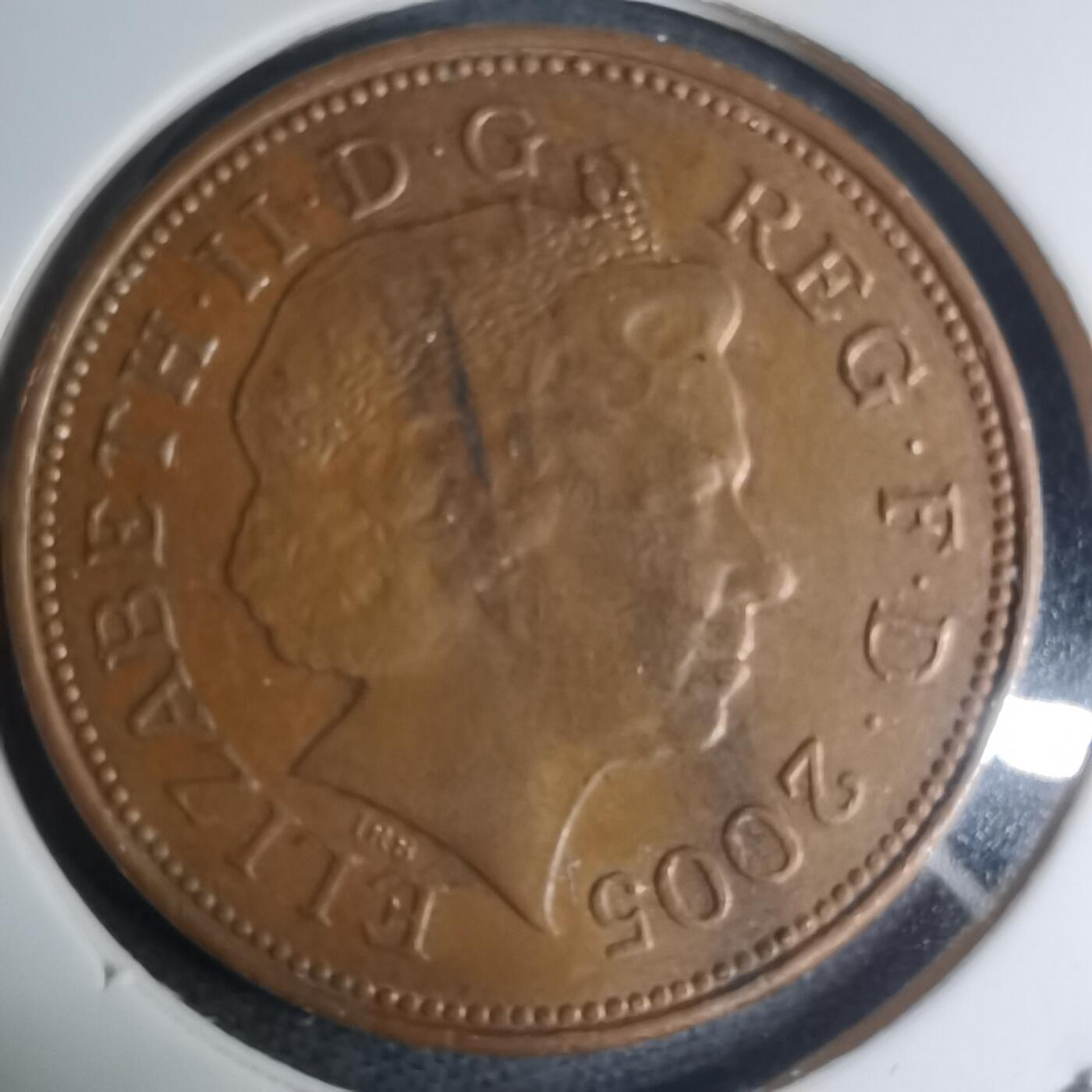 沼泽如烟--第945场 英国2005年2便士