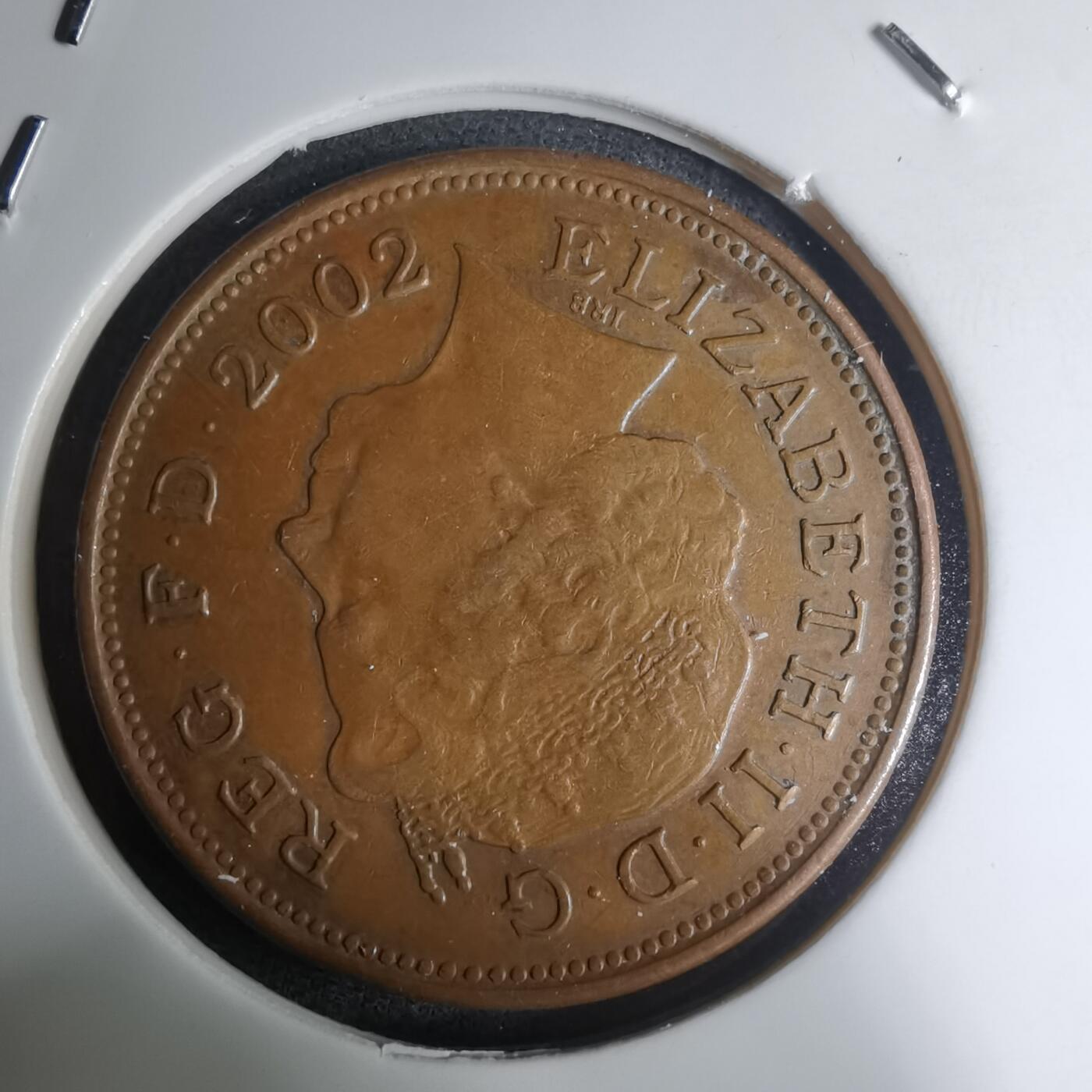 沼泽如烟--第945场 英国2002年2便士