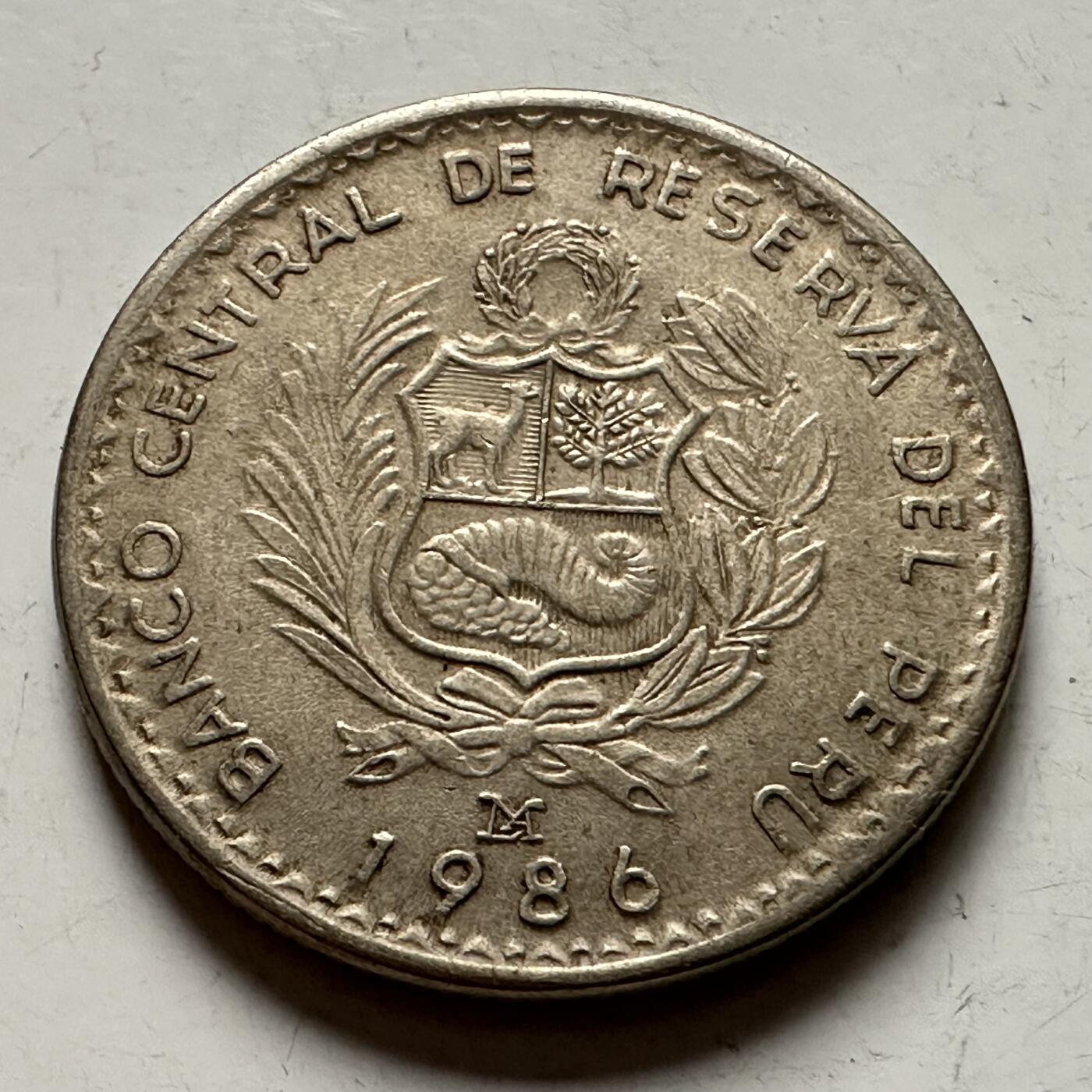 🌹外币初藏🌹🐯2025年第145场  每周二四六晚8️⃣点 接代拍 秘鲁1986年一印蒂