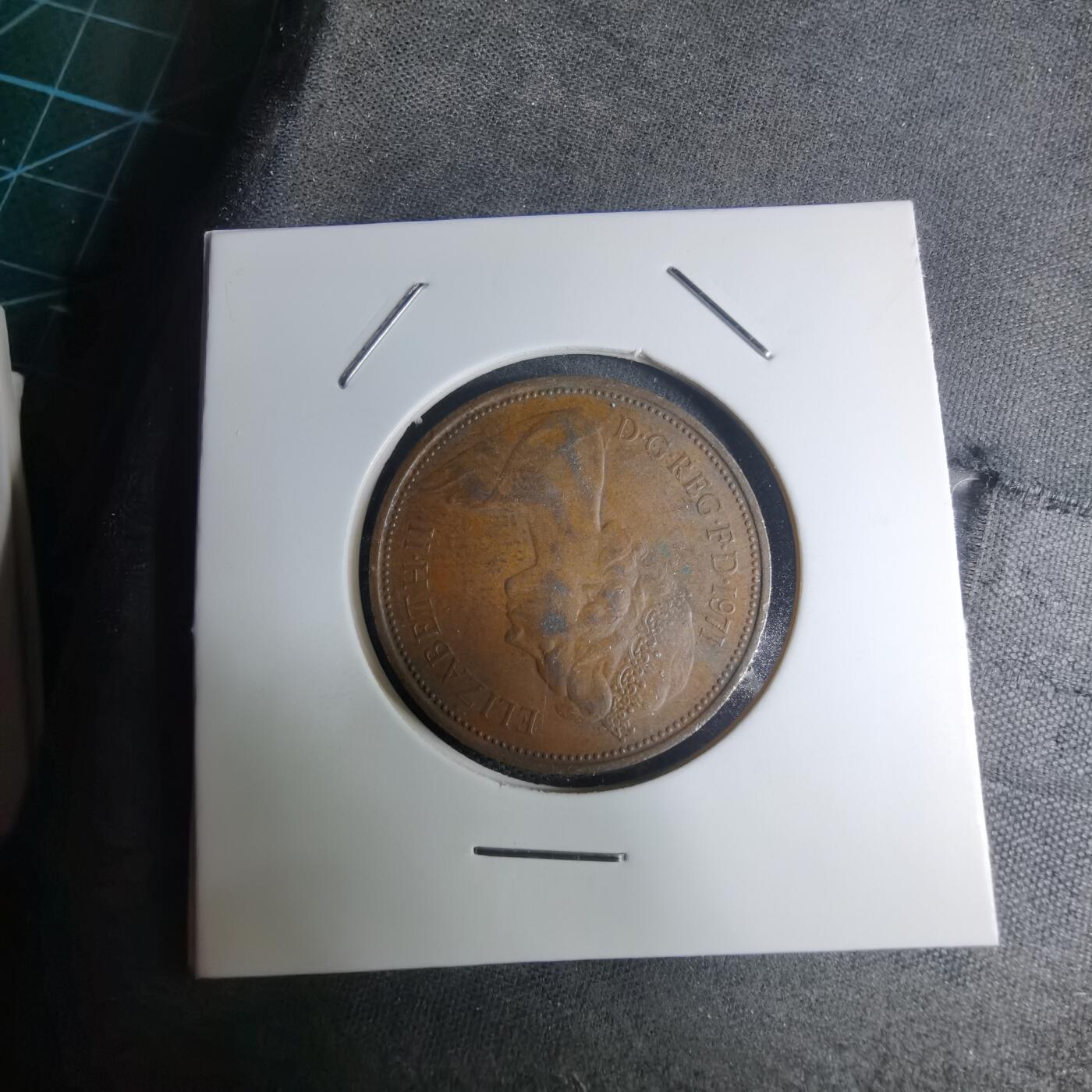 沼泽如烟--第945场 英国1971年2便士