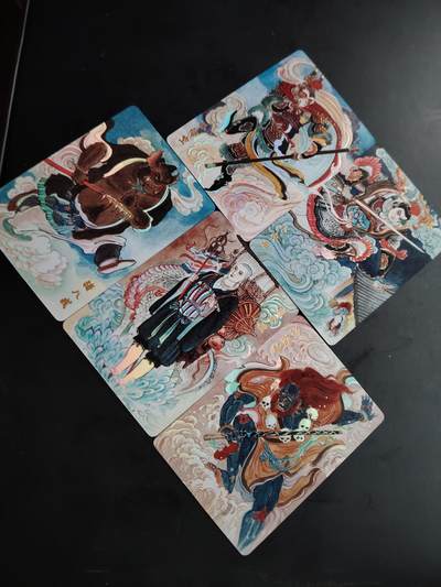 卡牌限时028期专场（24号晚21点30截拍） - 超吉梦-天命封神-西游小套彩闪五张全