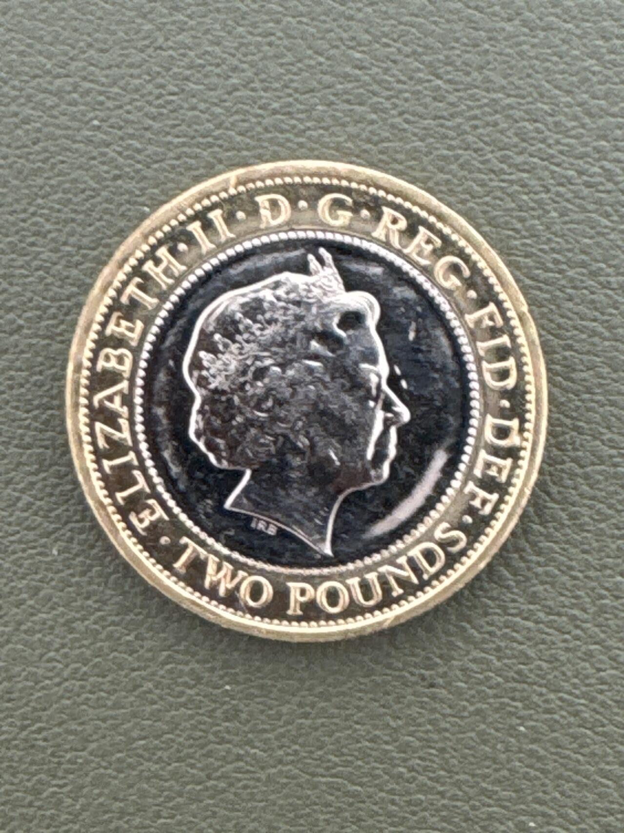 ❤️【币观天下】❤️ 第336期钱币拍卖- 2025.12.26周五晚上6点半场-长期征集拍品 获奖币英国2014年一战2镑镶嵌纪念币