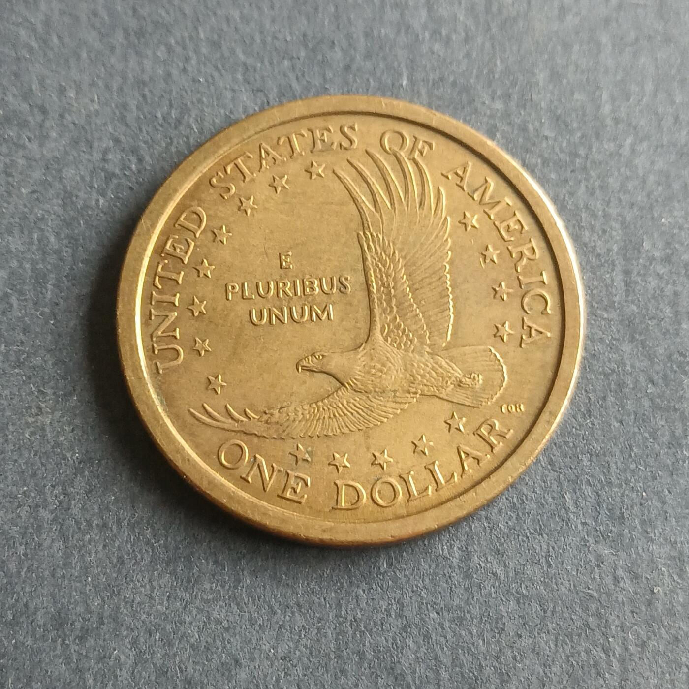 【游宝包邮场】蛇年第102期 英系国家硬币 美国-1美元 2000年