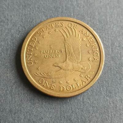 【游宝包邮场】蛇年第102期 英系国家硬币 - 美国-1美元 2000年