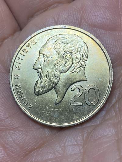 2025年第一百四十场(总第一百六十六场）外国好品散币场(免佣金) - 塞浦路斯🇨🇾1990年20分(共和国时期第二套第三版)