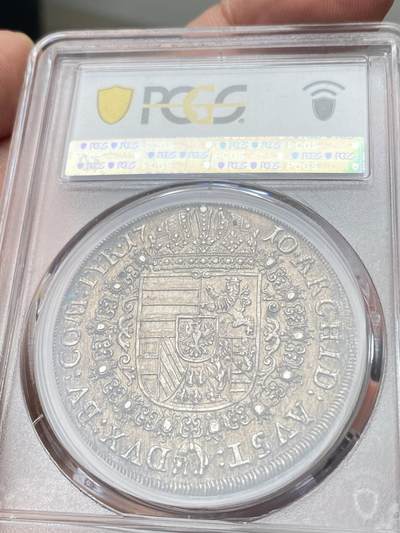 万国钱币拍卖第058期（万国新年大拍） PCGS MS61 1710/00年神圣罗马帝国约瑟夫一世金羊毛盾徽大泰勒 罕见骑字年份 PCGS唯一冠军分 哈尔造币厂铸 原味淡彩收藏级