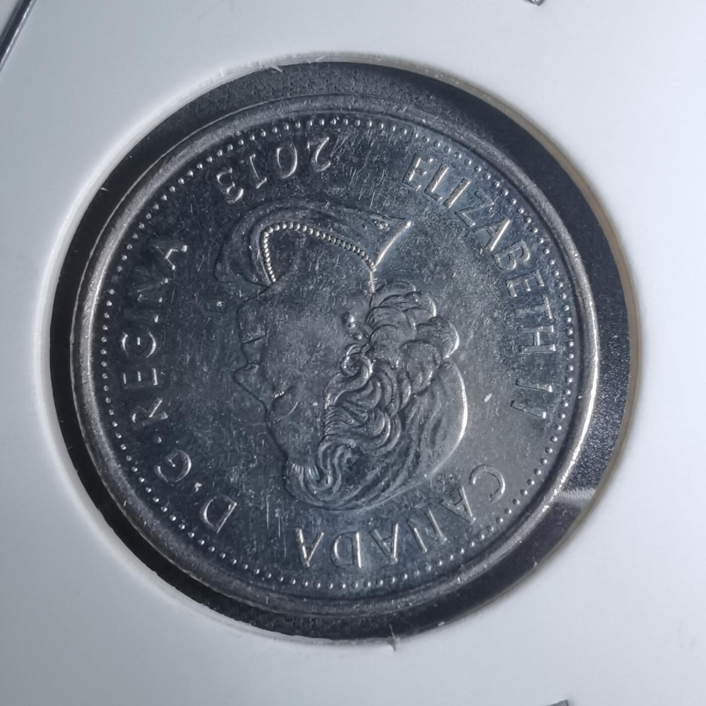 沼泽如烟--第945场 加拿大2013年25分纪念币