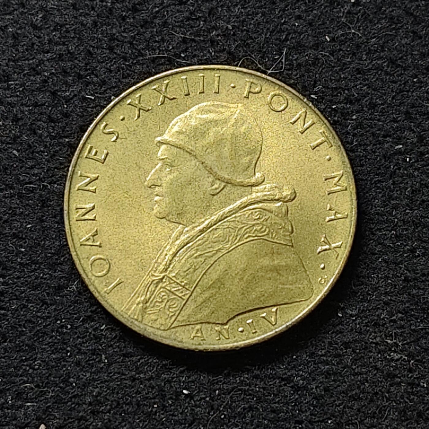 【全场包邮】纯粹捡漏拍488场（免费代拍第25场） 梵蒂冈1962年第二次梵蒂冈大公会议20里拉