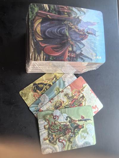 卡牌限时028期专场（24号晚21点30截拍） - 月印文化-飞将水浒-粗闪全新未拆封送特卡四大元（粗）