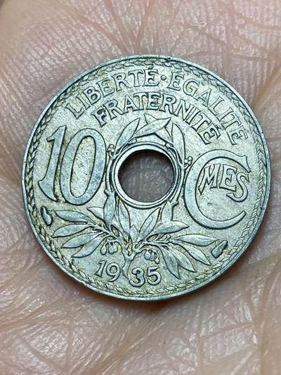 2025年第一百四十场(总第一百六十六场）外国好品散币场(免佣金) - 法兰西第三共和国1935年10生丁