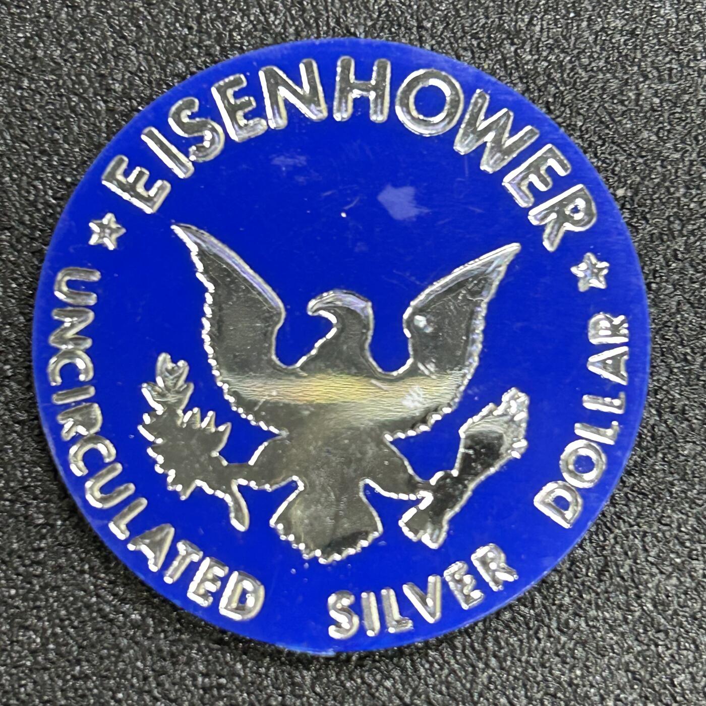 西秦中古拍卖第七十期 美国艾森豪威尔纪念银币发行纪念章