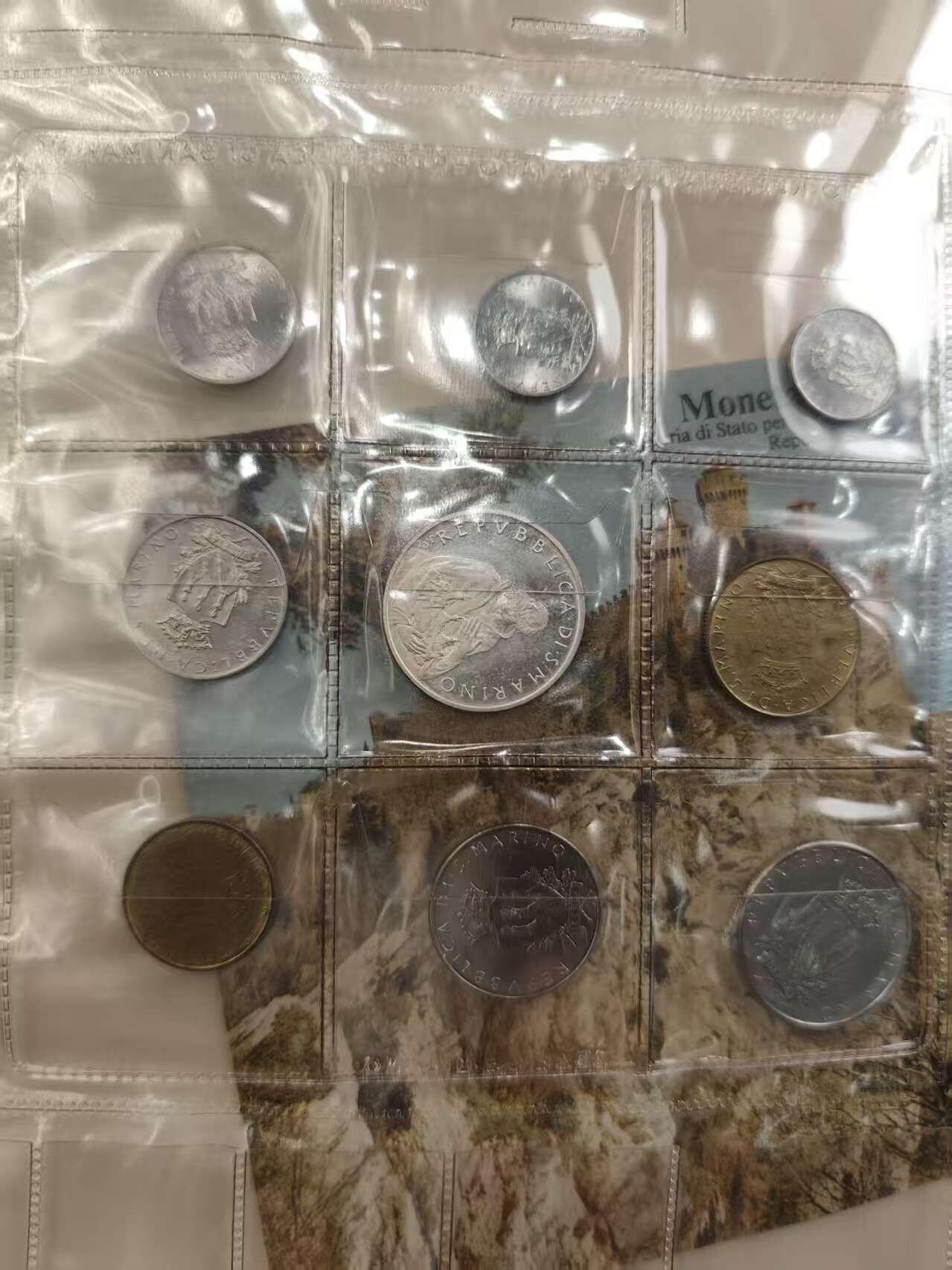 G&W世界散币，银币处理专场（第40场） 圣马力诺1979年9枚套  1银