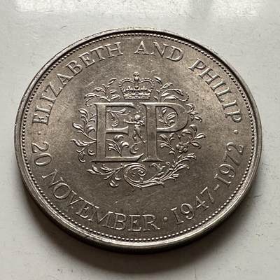 🌹外币初藏🌹🐯2025年第145场  每周二四六晚8️⃣点 接代拍 - 英国1972年克朗型纪念币