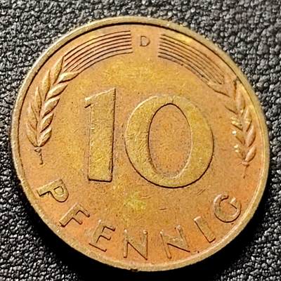 泉币菌-第154场-圣诞节专场 - 1950联邦德国10芬尼21.5mm 