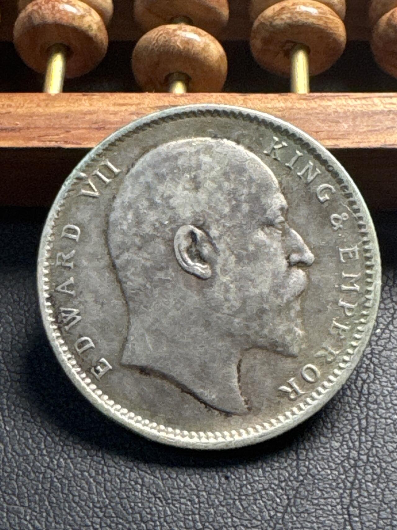 ❤️【币观天下】❤️ 第336期钱币拍卖- 2025.12.26周五晚上6点半场-长期征集拍品 英属印度卢比1906年