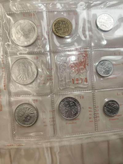 G&W世界散币，银币处理专场（第40场） - 圣马力诺1974年8枚套  1银